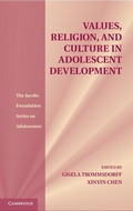 Cover: Values, Religion, and Culture in Adolescent Development - Cambridge University Press