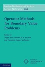 Cover: Operator Methods for Boundary Value Problems - Cambridge University Press