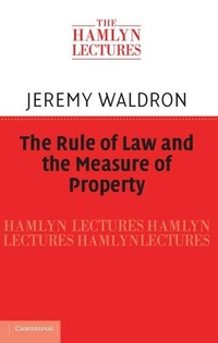 Enlarge image Cover: Rule of Law and the Measure of Property - Cambridge University Press
