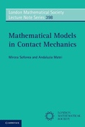 Cover: Mathematical Models in Contact Mechanics - Cambridge University Press