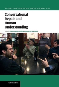 Enlarge image Cover: Conversational Repair and Human Understanding - Cambridge University Press