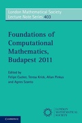 Cover: Foundations of Computational Mathematics, Budapest 2011 - Cambridge University Press