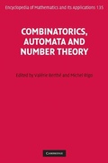 Cover: Combinatorics, Automata and Number Theory - Cambridge University Press