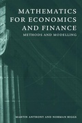 Cover: Mathematics for Economics and Finance - Cambridge University Press