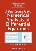 Cover: First Course in the Numerical Analysis of Differential Equations - Cambridge University Press