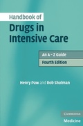 Cover: Handbook of Drugs in Intensive Care - Cambridge University Press