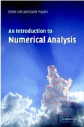 Cover: Introduction to Numerical Analysis - Cambridge University Press