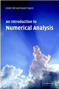 Enlarge image Cover: Introduction to Numerical Analysis - Cambridge University Press