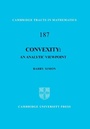 Cover: Convexity - Cambridge University Press