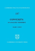 Cover: Convexity - Cambridge University Press