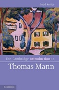 Cover: Cambridge Introduction to Thomas Mann - Cambridge University Press