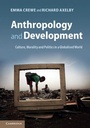 Cover: Anthropology and Development - Cambridge University Press
