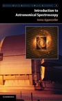 Cover: Introduction to Astronomical Spectroscopy - Cambridge University Press