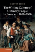 Cover: Writing Culture of Ordinary People in Europe, c.1860-1920 - Cambridge University Press