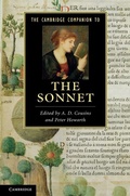 Cover: Cambridge Companion to the Sonnet - Cambridge University Press