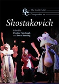 Cover: Cambridge Companion to Shostakovich - Cambridge University Press