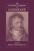 Cover: Cambridge Companion to Constant - Cambridge University Press