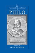 Cover: Cambridge Companion to Philo - Cambridge University Press