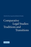 Cover: Comparative Legal Studies: Traditions and Transitions - Cambridge University Press