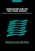 Cover: Agriculture and the New Trade Agenda - Cambridge University Press