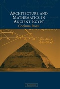 Cover: Architecture and Mathematics in Ancient Egypt - Cambridge University Press