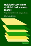 Cover: Multilevel Governance of Global Environmental Change - Cambridge University Press