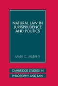 Cover: Natural Law in Jurisprudence and Politics - Cambridge University Press