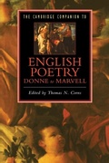 Cover: Cambridge Companion to English Poetry, Donne to Marvell - Cambridge University Press
