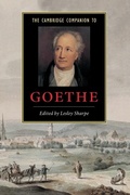 Cover: Cambridge Companion to Goethe - Cambridge University Press