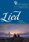 Cover: Cambridge Companion to the Lied - Cambridge University Press