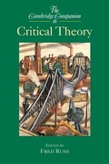 Cover: Cambridge Companion to Critical Theory - Cambridge University Press