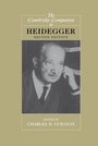 Cover: Cambridge Companion to Heidegger - Cambridge University Press