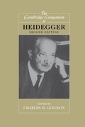 Cover: Cambridge Companion to Heidegger - Cambridge University Press