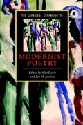 Cover: Cambridge Companion to Modernist Poetry - Cambridge University Press