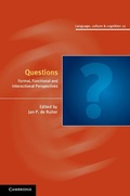 Cover: Questions - Cambridge University Press