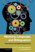 Cover: Memory, Language, and Bilingualism - Cambridge University Press