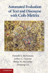 Enlarge image Cover: Automated Evaluation of Text and Discourse with Coh-Metrix - Cambridge University Press