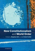 Cover: New Constitutionalism and World Order - Cambridge University Press