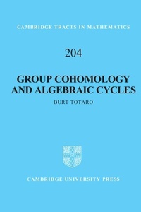 Abbildung von: Group Cohomology and Algebraic Cycles - Cambridge University Press