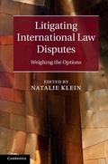 Cover: Litigating International Law Disputes - Cambridge University Press