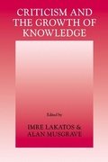 Cover: Criticism and the Growth of Knowledge: Volume 4 - Cambridge University Press