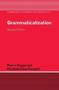 Enlarge image Cover: Grammaticalization - Cambridge University Press