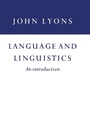 Cover: Language and Linguistics - Cambridge University Press