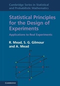 Cover: Statistical Principles for the Design of Experiments - Cambridge University Press