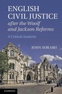 Cover: English Civil Justice after the Woolf and Jackson Reforms - Cambridge University Press