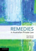 Cover: Remedies in Australian Private Law - Cambridge University Press