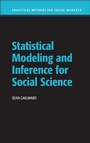 Cover: Statistical Modeling and Inference for Social Science - Cambridge University Press