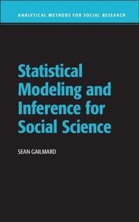 Enlarge image Cover: Statistical Modeling and Inference for Social Science - Cambridge University Press