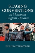Cover: Staging Conventions in Medieval English Theatre - Cambridge University Press