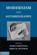 Cover: Modernism and Autobiography - Cambridge University Press